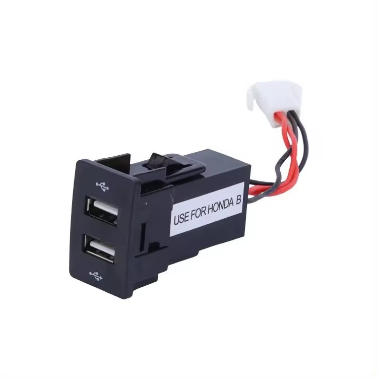 2023 Honda Civic Usb Ports 12V 4.2A Waterproof Power Outlet Socket Dual Usb Car Charger Adapter for Honda Models