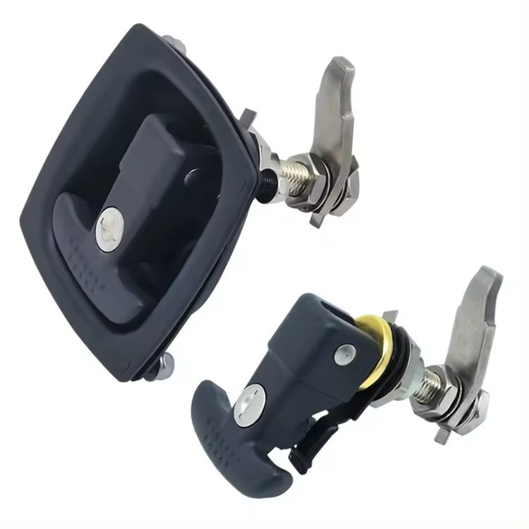 Rv Entrance Door Lock with Deadbolt Camper Trailer Latches and Hatch Lock Body Parts for Caravans Campers 